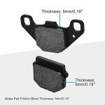 GOOFIT Disc Brake Pad for 50cc 70cc 90cc 110cc 125cc 150cc 200cc 250cc ATV Dirt Bike Mope Scooter