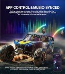 KeoBin RGB Whip Lights with Remote Control - 2 Pack