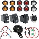 Universal ATV UTV Turn Signal and Horn Kit