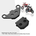 GOOFIT Disc Brake Pad for 50cc 70cc 90cc 110cc 125cc 150cc 200cc 250cc ATV Dirt Bike Mope Scooter