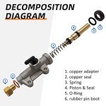 Polaris Sportsman Rear Foot Brake Master Cylinder