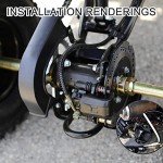 GOOFIT Disc Brake Pad for 50cc 70cc 90cc 110cc 125cc 150cc 200cc 250cc ATV Dirt Bike Mope Scooter