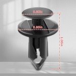 100pcs ATV Fender Clips for Suzuki, Honda, Can-Am