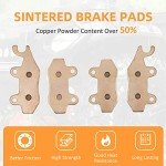 Front Brake Pads Sintered for Kawasaki Brute Force 650 750 4x4i Teryx 750 Bayou 300 400,OEM# 43082-0022 43082-0023 43082-0069 43082-0082