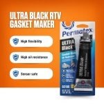 Permatex Ultra Black RTV Silicone Gasket Maker 3 oz