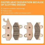 Front Brake Pads Sintered for Kawasaki Brute Force 650 750 4x4i Teryx 750 Bayou 300 400,OEM# 43082-0022 43082-0023 43082-0069 43082-0082