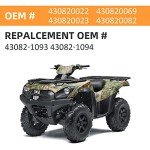 Front Brake Pads Sintered for Kawasaki Brute Force 650 750 4x4i Teryx 750 Bayou 300 400,OEM# 43082-0022 43082-0023 43082-0069 43082-0082