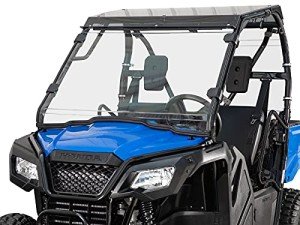 SuperATV Heavy Duty Full Windshield for Honda Pioneer