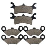 Front Rear Brake Pads for Polaris Sportsman 450 500 700 800 4x4 Scrambler 500 400 Trail Blazer 250 330 Magnum 330 500 Trail Boss 330 Xpedition 325 4X4 ATV 2000-2014