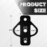 VONLX 3-Way Trailer Hitch Adapter for ATVs