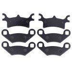 MOTOKU Front and Rear Brake Pads for Magnum 330 Scrambler 500 Sportsman 400 500 600 700 800 Trailblazer Trail Boss 330