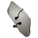 15" Smoke Motorcycle Windscreen for ATVs & Bikes