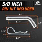 METOWARE 3-in-1 ATV/UTV Trailer Hitch Mount