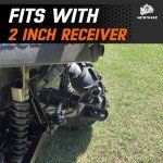 METOWARE 3-in-1 ATV/UTV Trailer Hitch Mount