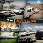 METOWARE 3-in-1 ATV/UTV Trailer Hitch Mount