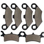 Front Rear Brake Pads for Polaris Sportsman 450 500 700 800 4x4 Scrambler 500 400 Trail Blazer 250 330 Magnum 330 500 Trail Boss 330 Xpedition 325 4X4 ATV 2000-2014