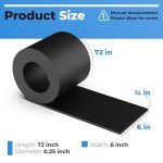 72" Rubber Snow Plow Blade Flap for ATVs