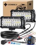 7 Inch LED Light Bar Kit with Pods