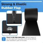 72" Rubber Snow Plow Blade Flap for ATVs