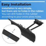 72" Rubber Snow Plow Blade Flap for ATVs