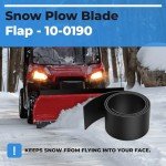 72" Rubber Snow Plow Blade Flap for ATVs