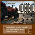 Front Rear Brake Pads for Polaris Sportsman 450 500 700 800 4x4 Scrambler 500 400 Trail Blazer 250 330 Magnum 330 500 Trail Boss 330 Xpedition 325 4X4 ATV 2000-2014