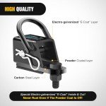 Nilight 2-Inch ATV/UTV Rear Hitch Receiver Kit