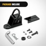 Nilight 2-Inch ATV/UTV Rear Hitch Receiver Kit