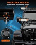 7 Inch LED Light Bar Kit with Pods