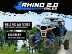 SuperATV.com Heavy Duty Rhino 2.0 Rear Axle for 2017+ Can-Am Maverick X3 / MAX XRS | 1 Rear Axle | Made with 4340 Chromoly Steel- 30% Stronger Than Stock! | Heat Treated | 4mm Increase in Shaft Size!