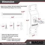 Spare Tire Mount for Trailers and Trucks