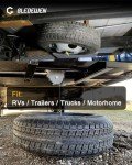 Spare Tire Winch Carrier for RVs and Trailers