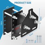 Heavy-Duty Spare Tire Carrier for Trailer Wheels