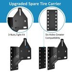 Heavy-Duty Spare Tire Carrier for Trailer Wheels
