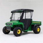 Black Soft Side Cab Enclosure for John Deere Gator