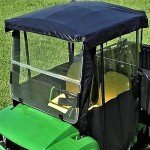 Black Soft Side Cab Enclosure for John Deere Gator
