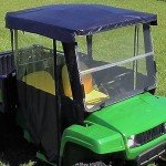 Black Soft Side Cab Enclosure for John Deere Gator