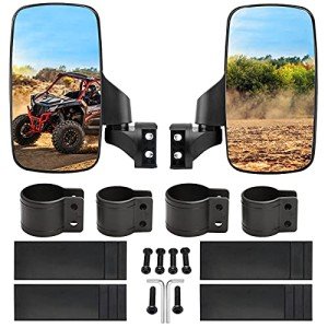 Adjustable UTV Side Mirrors for Roll Bars (Pair)
