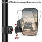 Adjustable UTV Side Mirrors for Roll Cages