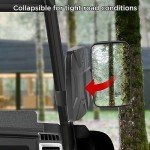 Adjustable UTV Side Mirrors for Roll Cages