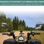 Universal 10mm Black ATV Handlebar Mirrors