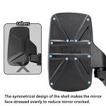 Adjustable UTV Side Mirrors for Roll Bars (Pair)