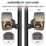 Adjustable UTV Side Mirrors for Roll Cages