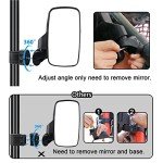 Adjustable UTV Side Mirrors for Roll Bars (Pair)