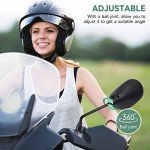 Universal 10mm Black ATV Handlebar Mirrors