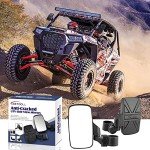 Adjustable UTV Side Mirrors for Roll Bars (Pair)