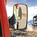 Adjustable UTV Side Mirrors for Roll Bars (Pair)