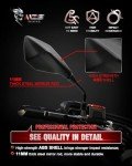 Universal ATV Rearview Mirrors with CNC Mount