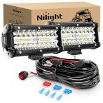 Nilight 6.5 Inch 120W Combo Driving Lights