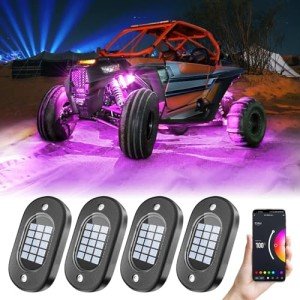 Honalia RGB LED Rock Lights for UTVs and ATVs